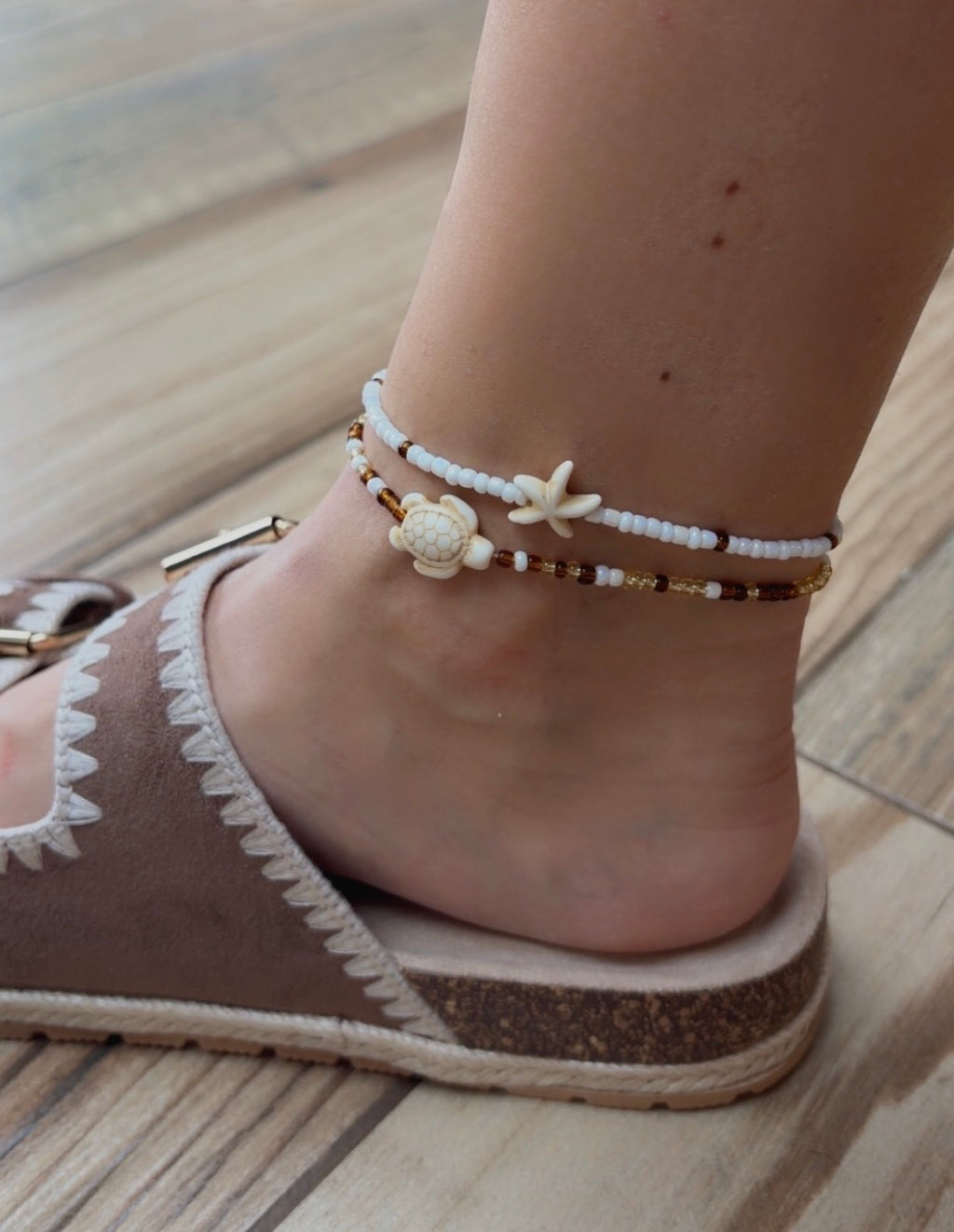 Bracelet Cheville Sable