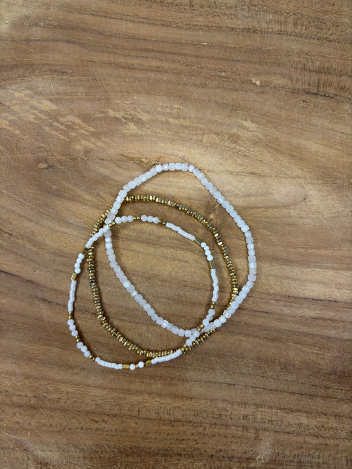 Bracelet "Perles D'or"